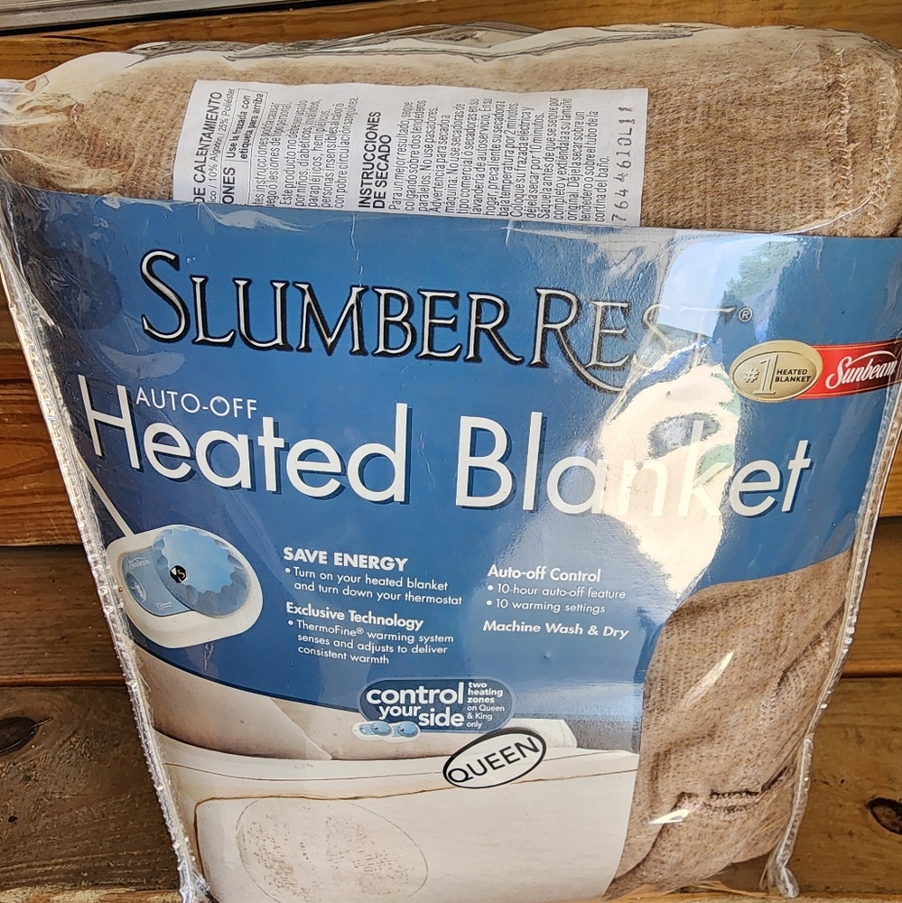 Sunbeam Slumber Rest Heated Blanket